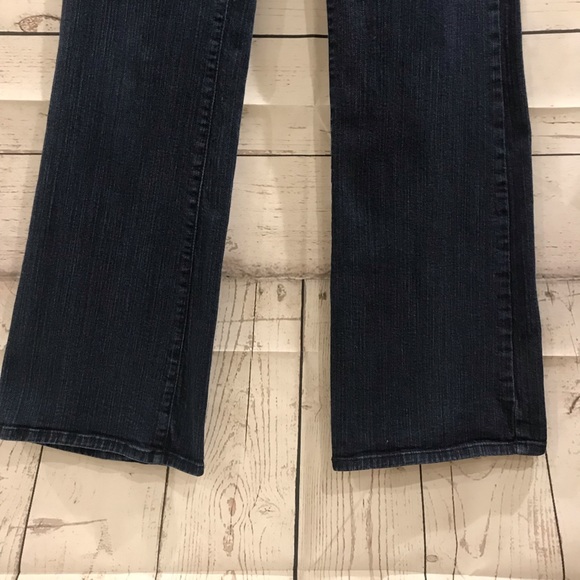 NYDJ Midrise Bootcut Dark Wash Jeans Embellished - Picture 5 of 8